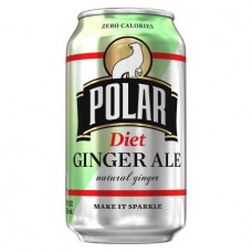 Polar Diet Ginger Ale 12 oz Can 12pk